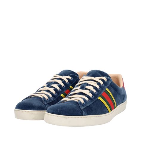 gucci ace blue velvet|More.